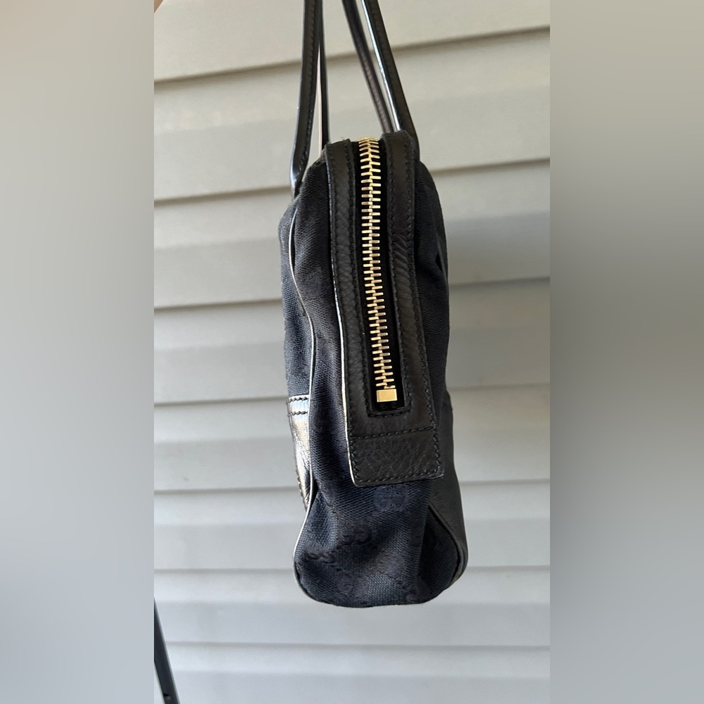 GUCCI Monogram Medium Britt Boston Black - Picture 4 of 13